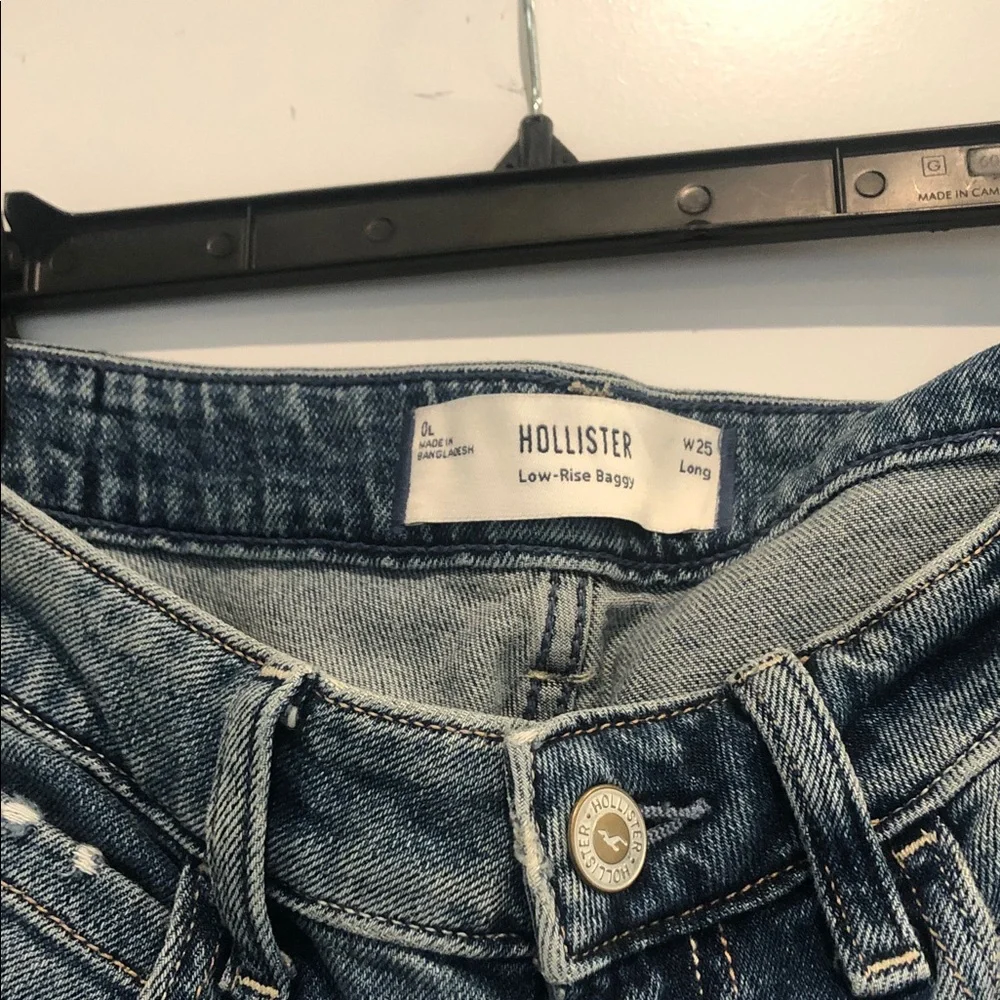 Hollister Indigo Wide-Leg Jeans - Picture 3 of 5
